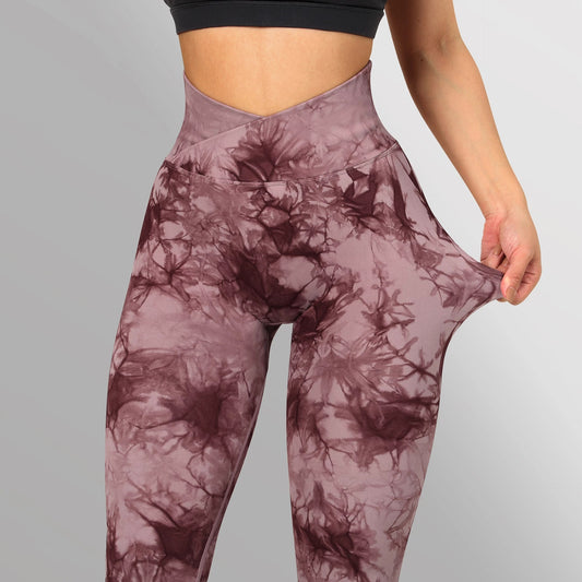 Vibrant Tie Dye Gym Leggings