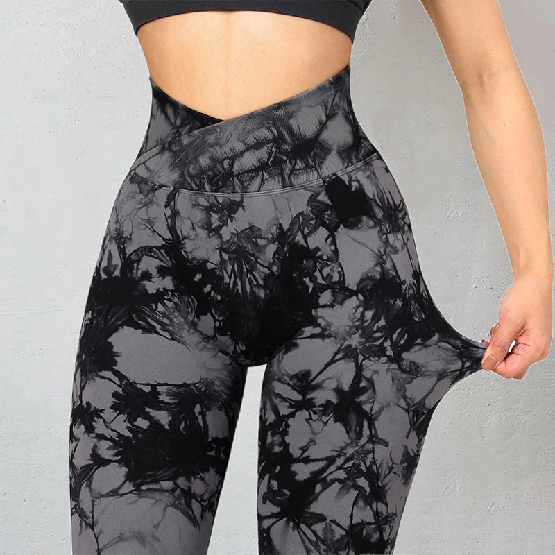 Vibrant Tie Dye Gym Leggings