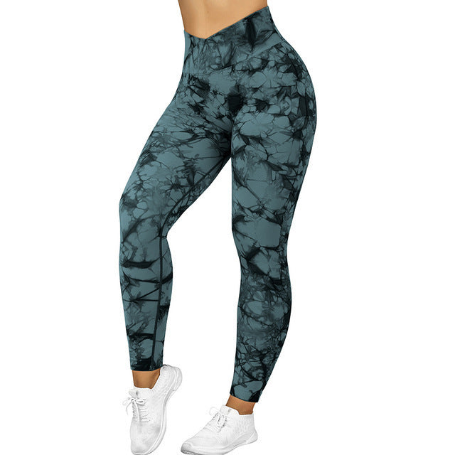 Vibrant Tie Dye Gym Leggings