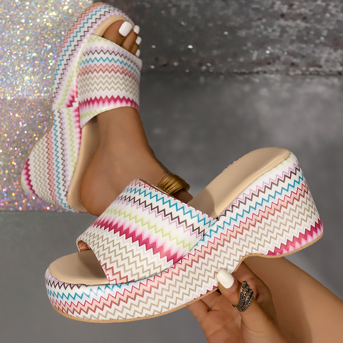 VibrantVogue Sandals