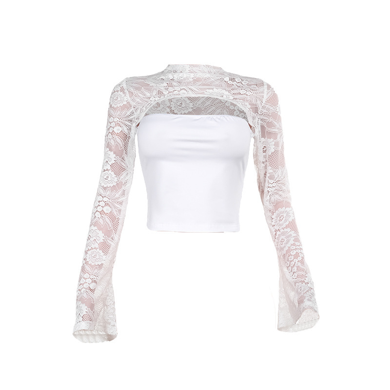 Long Sleeve Lace Whisper Top