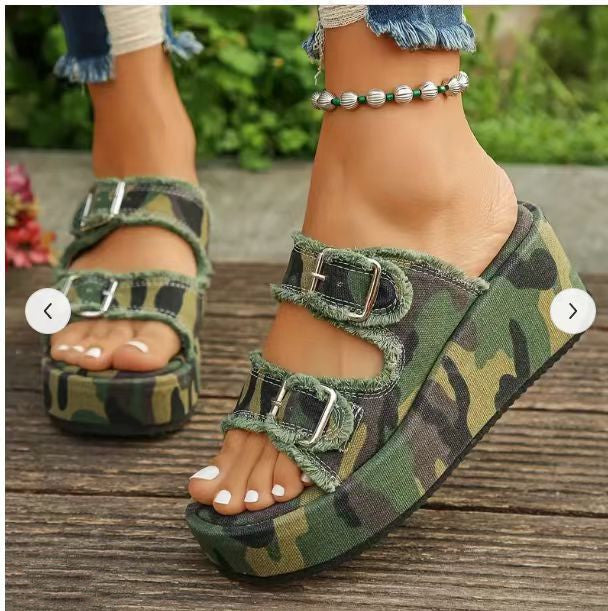 Camo Chic Sandals