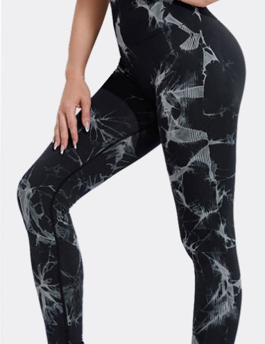 Vibrant Tie Dye Gym Leggings