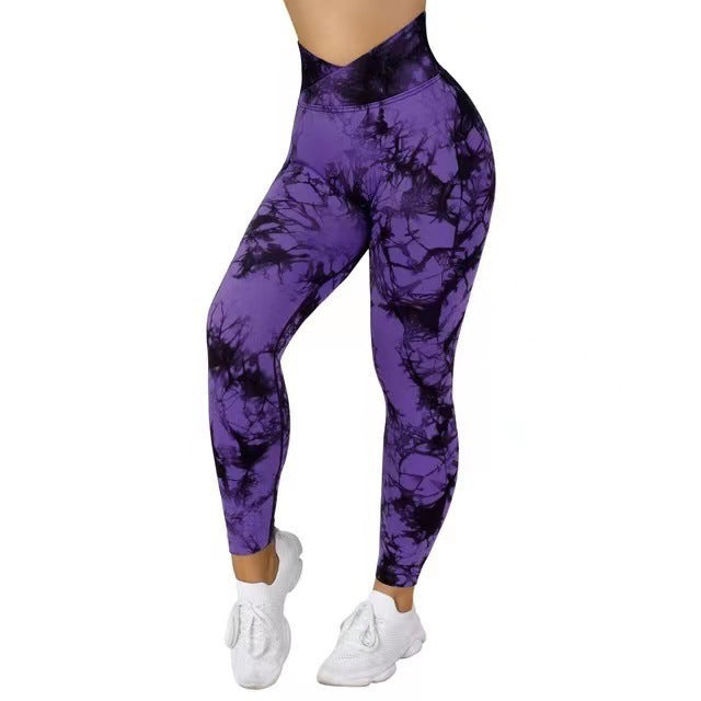 Vibrant Tie Dye Gym Leggings